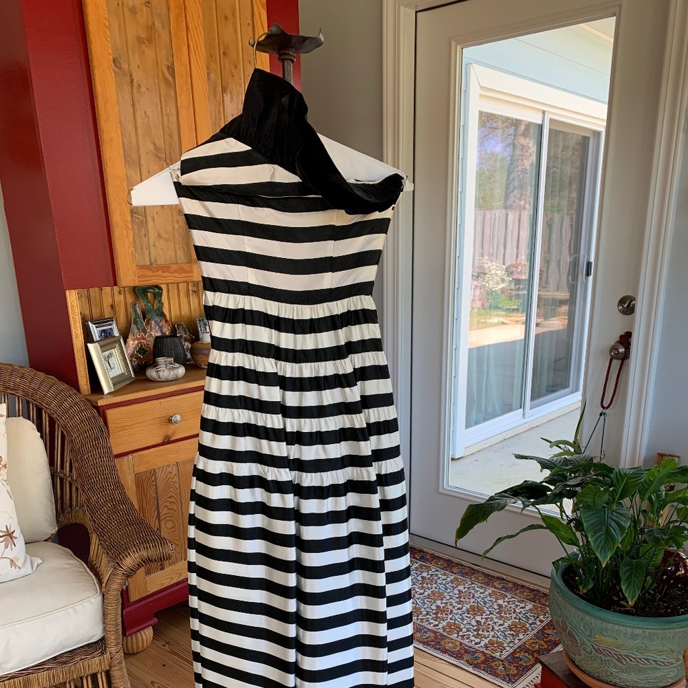 Vintage A.J. Bari Taffeta Prom Dress